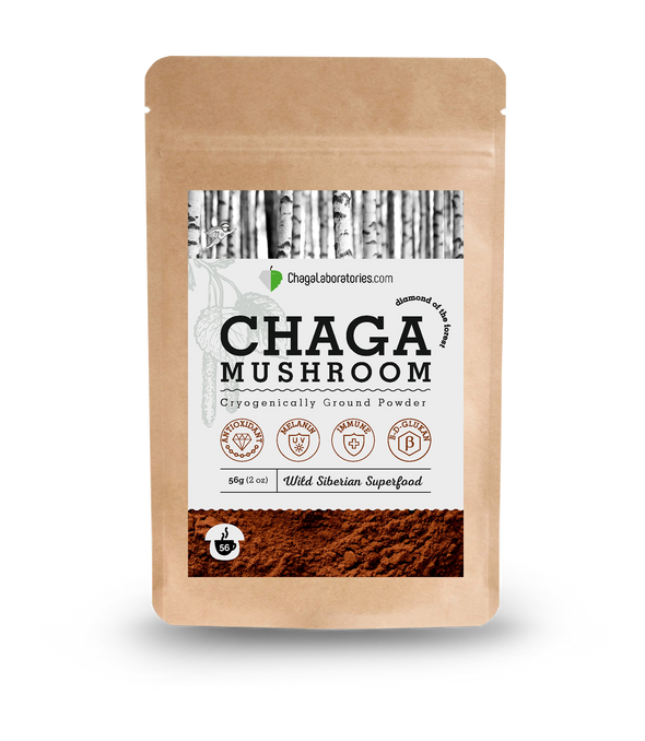 Chaga Cryogenically Ground Powder